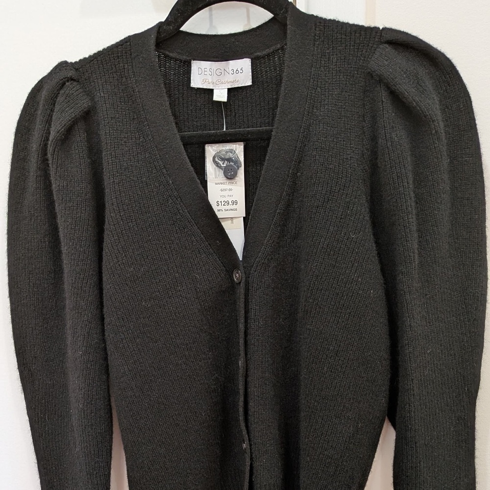 Design 365 Cashmere Cardigan, Brand New, Size S